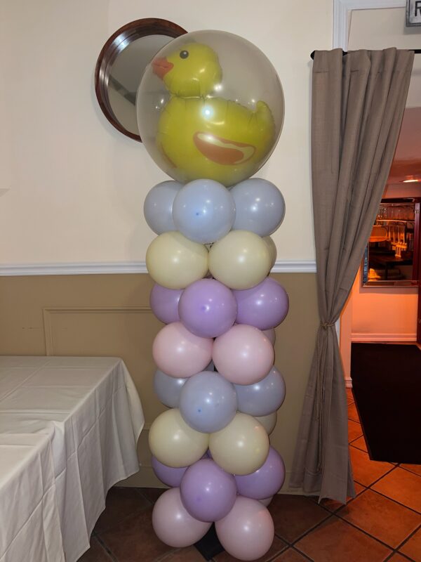 Duck balloon column The brat shack