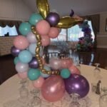 Mermaid balloon centerpiece the brat shack