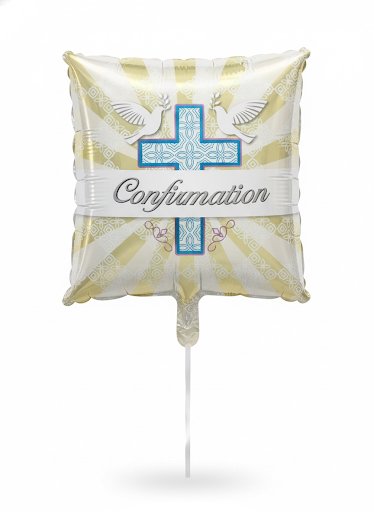 Confirmation Mylar balloon The Brat Shack