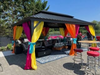 Gazebo Draping Decoration