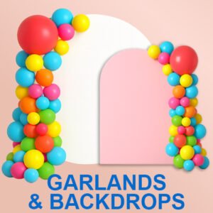 Balloon Garland with Backdrops