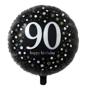 90th birthday-foil mylar helium balloon