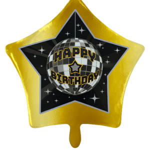 Happy Birthday Disco theme 18inch Mylar Balloon #116