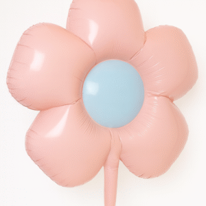 Flower Shaped Mylar Balloon #123