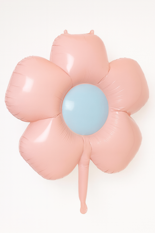 Flower Shaped Mylar Balloon #123