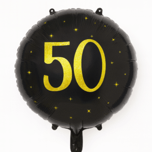 Number 50 mylar 18inch Mylar Balloon The Brat Shack