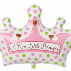 A New Little Princess Crown Mylar Balloon The Brat Shack