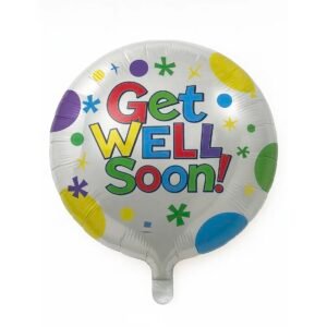 Colorful Get Well Soon-Foil Balloon