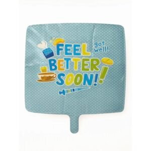 Feel Better Soon mylar balloon