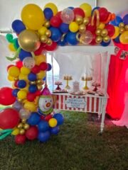 Carnival Arch and Treat Cart