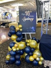 midnight masquerade 16th birthday welcome board
