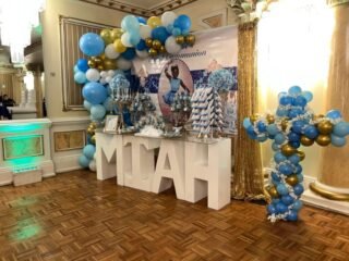 First Communion Treat Table & Backdrop