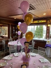 Betty Boop Sweet 16 centerpiece