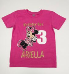 Minnie Mouse Birthday Tshirt