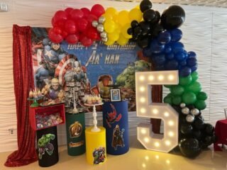 Super Hero Party Decorations for birthday party