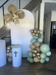 Christening Balloons on Chiara Wall