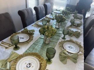 Elegant Christening Table Setup