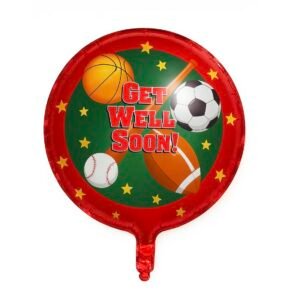 Sports-Get Well Soon Mylar Foil Balloon