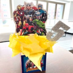 avengers table centerpiece