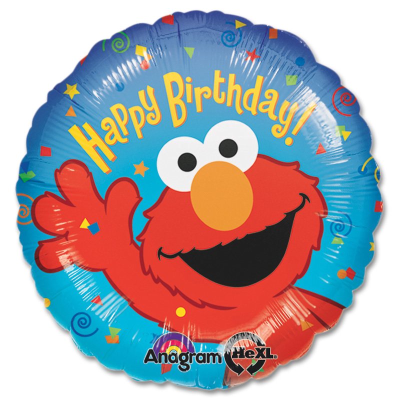 Elmo birthday balloon the brat shack