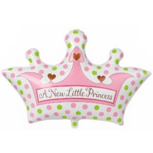 A New Little Princess Crown Mylar Balloon The Brat Shack