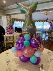Mermaid Tale Balloon Table Centerpiece