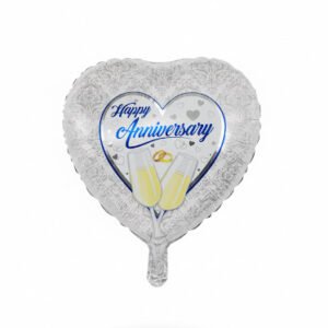Mr & Mrs Wedding Heart Balloon 18in the brat shack