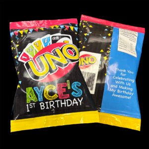 Uno Party Chip Bags The Brat Shack