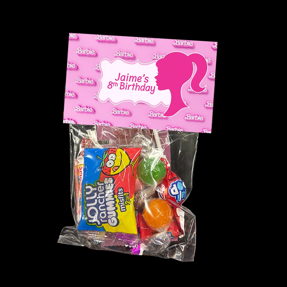 Barbie Goodie Bags with Candy The Brat Shack