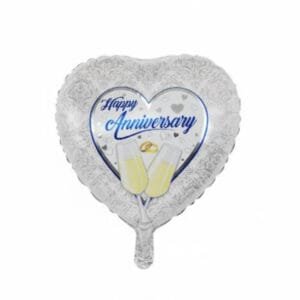 Mr & Mrs Wedding Heart Balloon 18in the brat shack