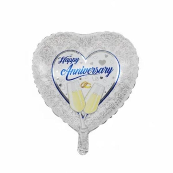 Mr & Mrs Wedding Heart Balloon 18in the brat shack