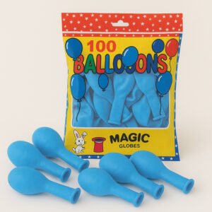 5 Inch 100 count lt. blue Balloons The Brat Shack