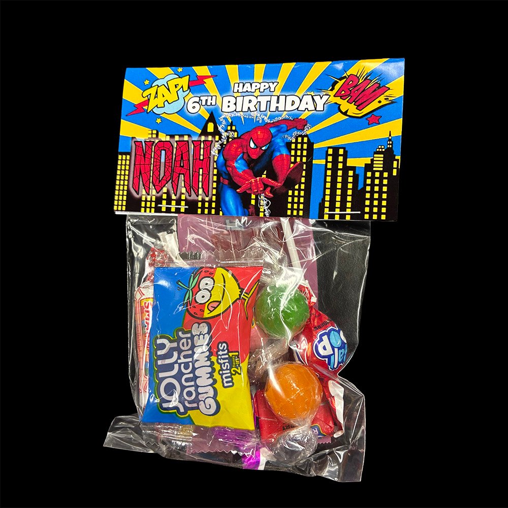 Candy goody bag Spiderman the brat shack