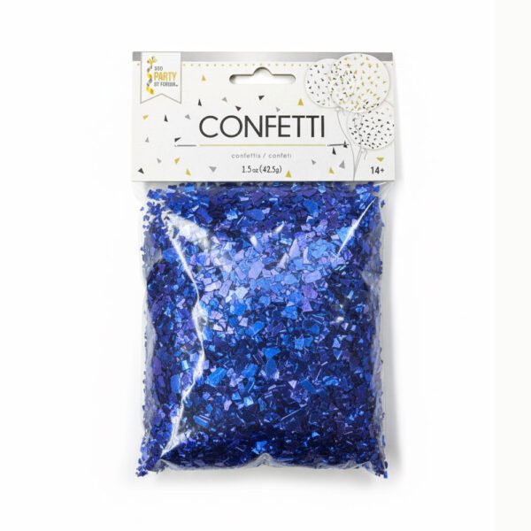 blue Metallic Flake Confetti the brat shack