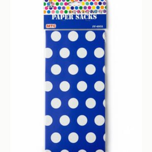 blue polka dot paper bags the brat shack