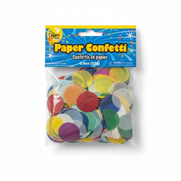 rainbow Paper Round Confetti the brat shack