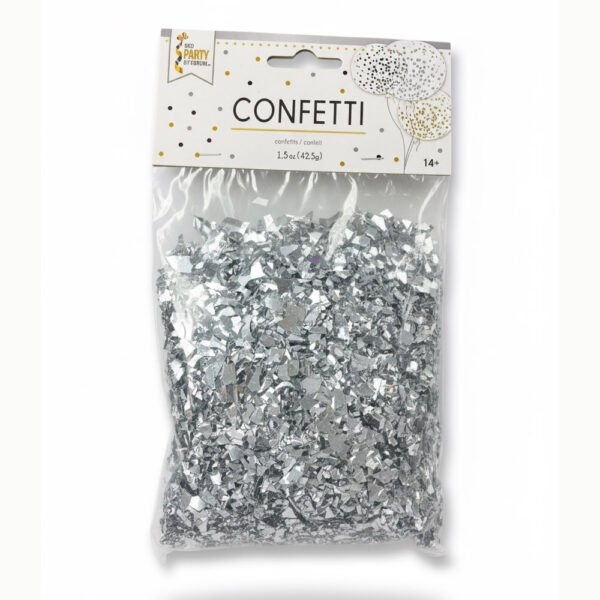 Silver Metallic Flake Confetti the brat shack