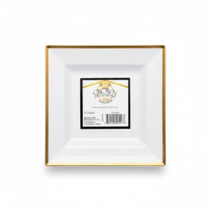 Square dessert plate