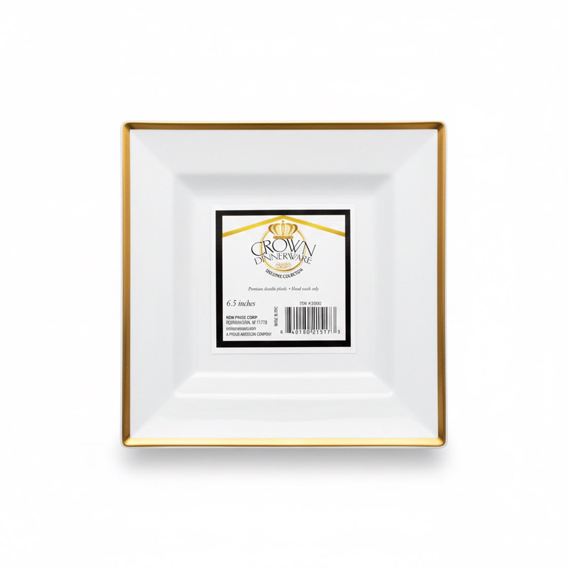 Square dessert plate