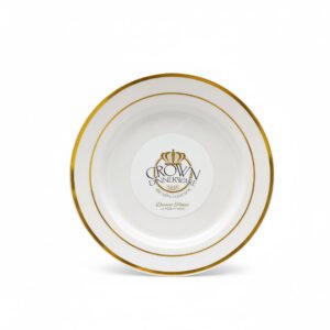 round dessert plate