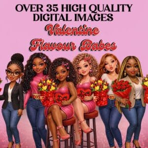 Galentines Day Clipart Bundle
