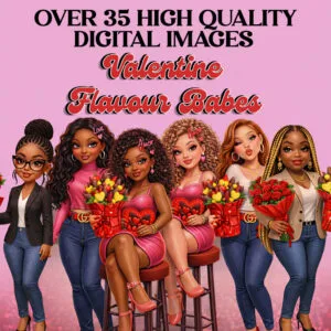 Galentines Day Clipart Bundle