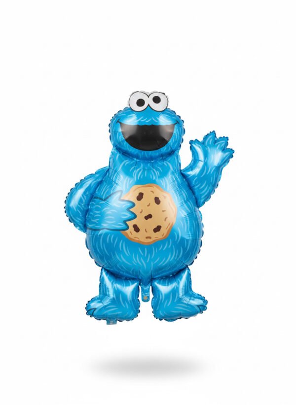 Large Cookie Monster Shaped Mylar