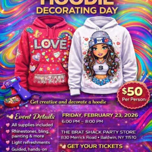 Hoodie Decorating Class Long Island