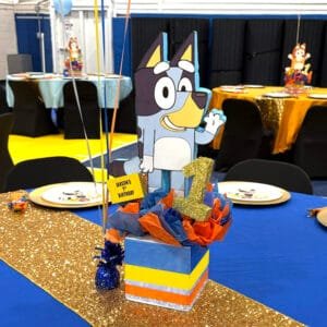 Bluey Theme Party centerpiece