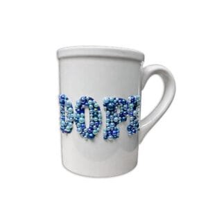 Dope hand embellished mug the brat shack