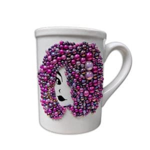 Hand Embellished glam mug the brat shack
