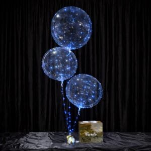 Light-Up 20” LED Bubble Balloon Bouquet 