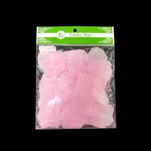pink rose petal decorations