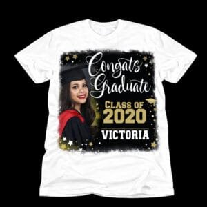 Congrats Graduate Shirt – Class of 2026 Custom Photo T-Shirt
